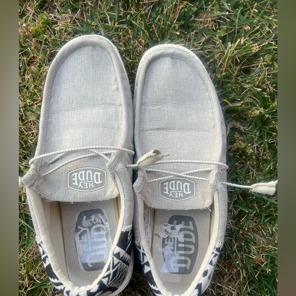 Hey Dude Men's Wally Funk Casual Shoes - Bungee - Size 12 - Picture 2 of 6